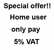 Home user offer. �900-00 for Mitsubishi wall unit at 5% VAT. Click to see offer.