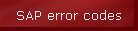 SAP error codes
