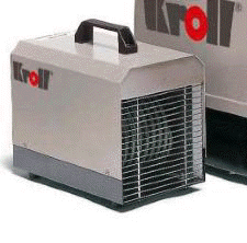 Kroll E series Electric Fan Heater With Thermostat
